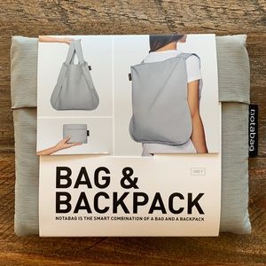 Notabag bag & backpack in grey